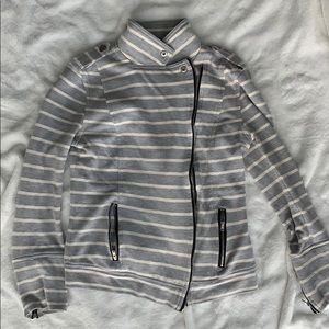 Grey and white jacket